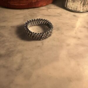 Evening Silver Stretch Bracelet